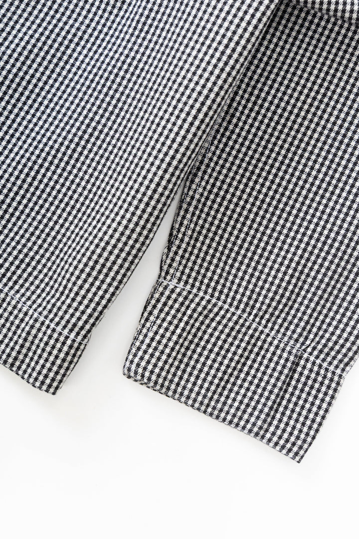 Service Works -  House Gingham FOH Overshirt - Black