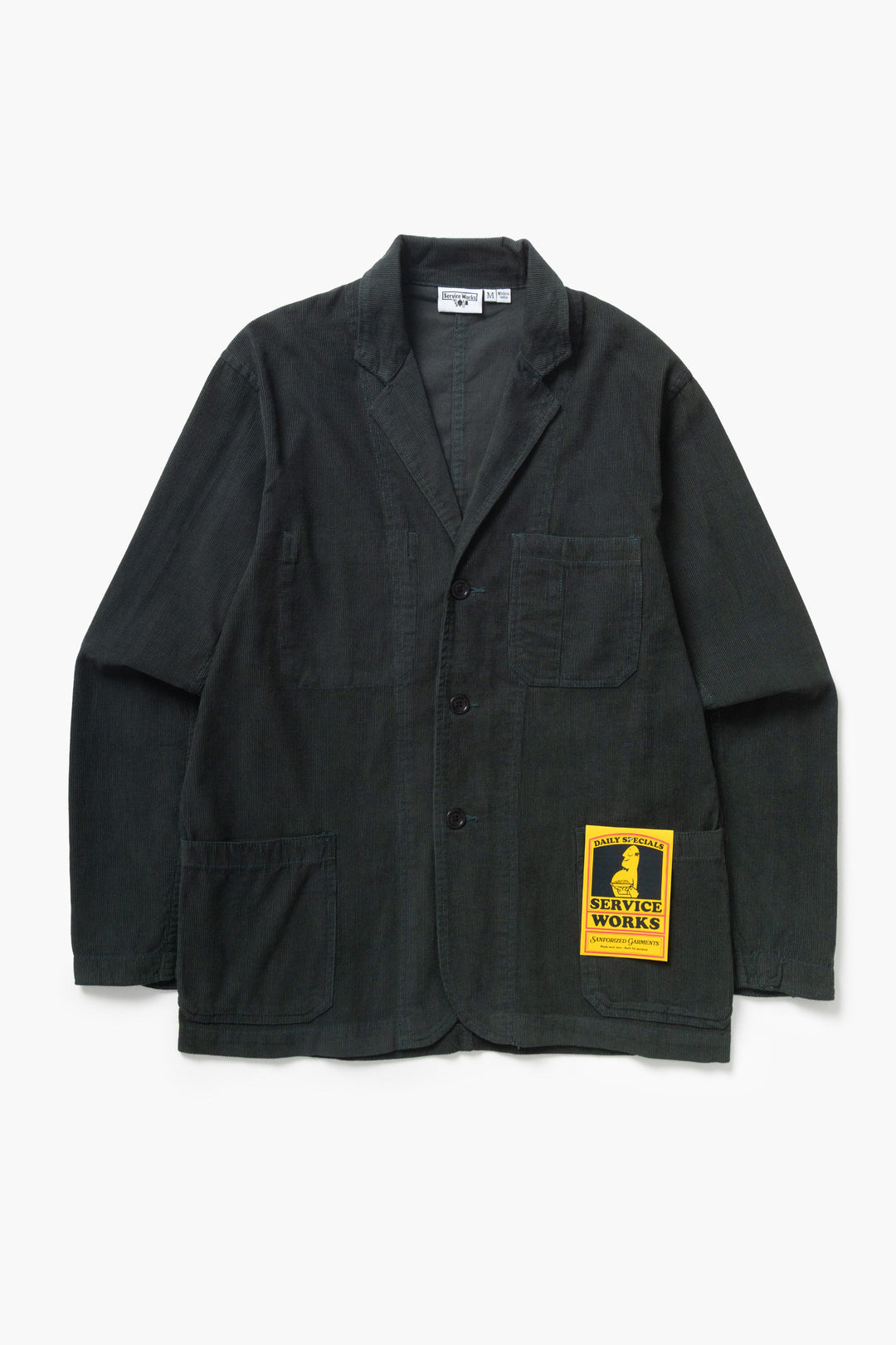 Service Works -  Fine Cord Server Suit Jacket - Jewel