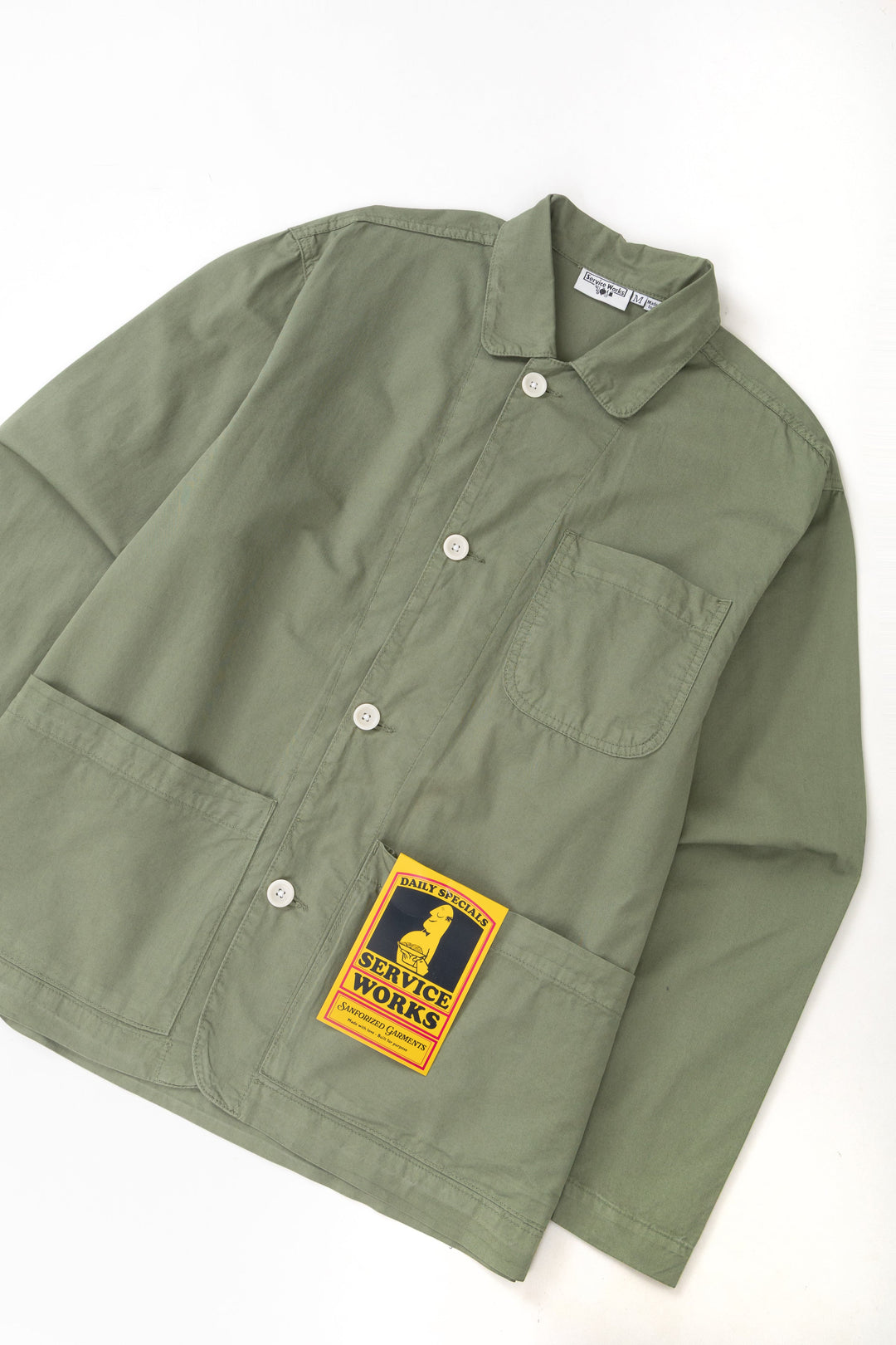 Service Works -  Tech Twill Easy Chef Shirt - Olive