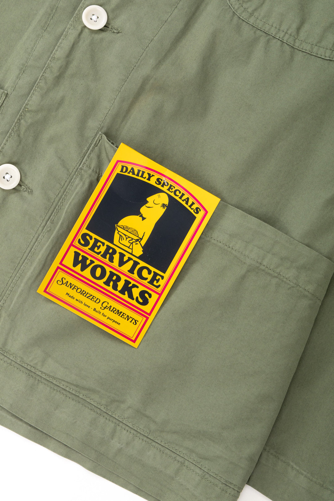 Service Works -  Tech Twill Easy Chef Shirt - Olive