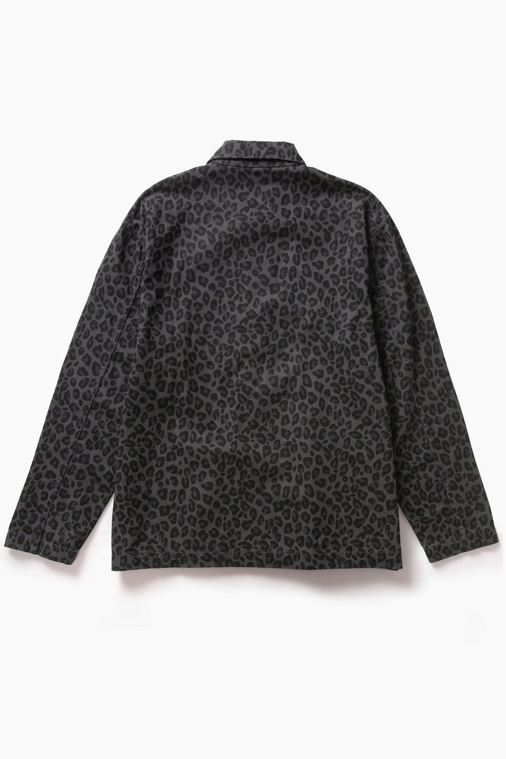 Service Works -  Patterned Easy Chef Shirt - Black Leopard