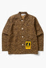 Service Works -  Patterned Easy Chef Shirt - Brown Leopard