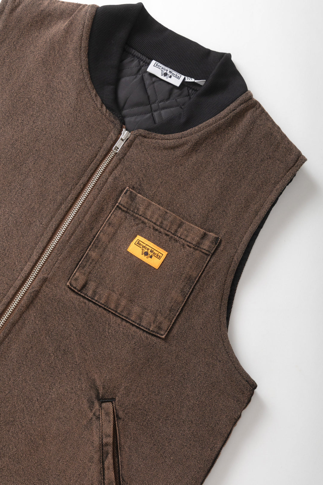 Service Works -  Over-Dyed Work Vest - Umber