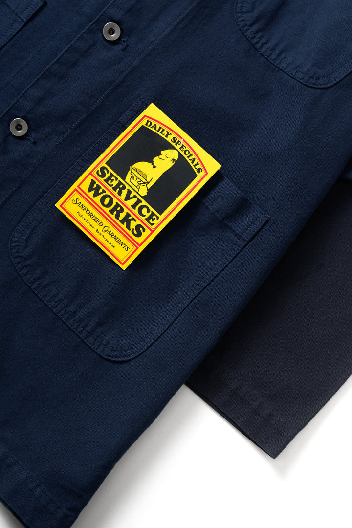 Service Works -  Canvas Long Shop Coat - Dark Navy
