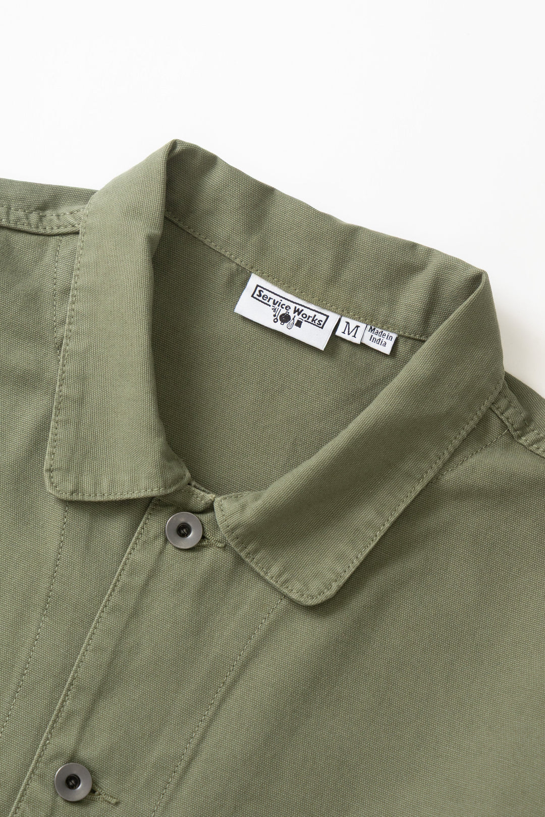Service Works -  Canvas Long Shop Coat - Olive