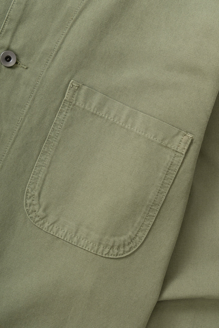 Service Works -  Canvas Long Shop Coat - Olive