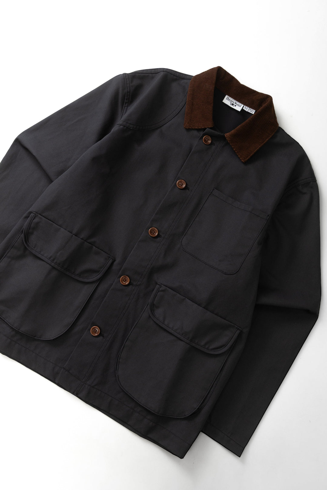 Service Works -  Waxed Barn Coat - Black