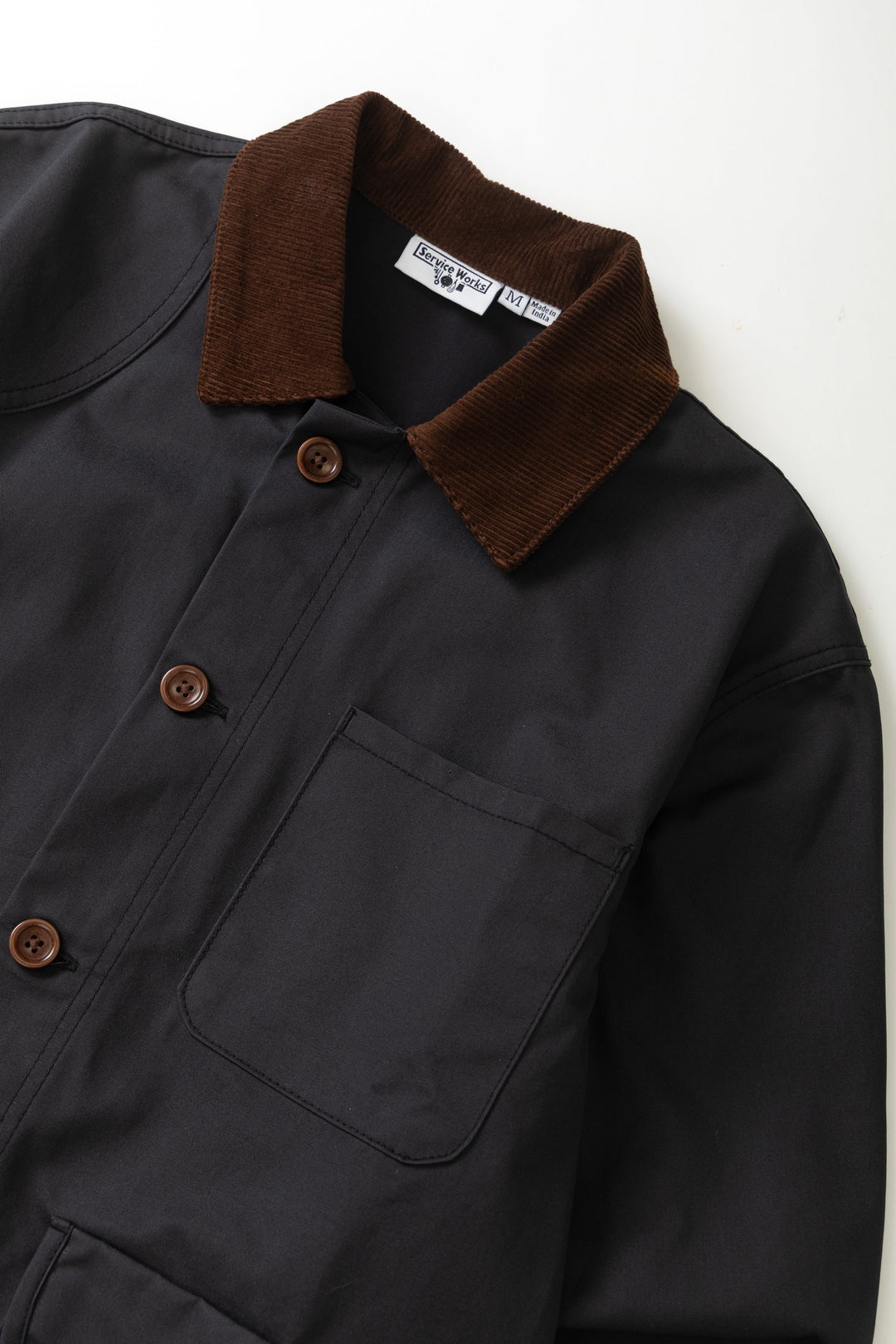 Service Works -  Waxed Barn Coat - Black