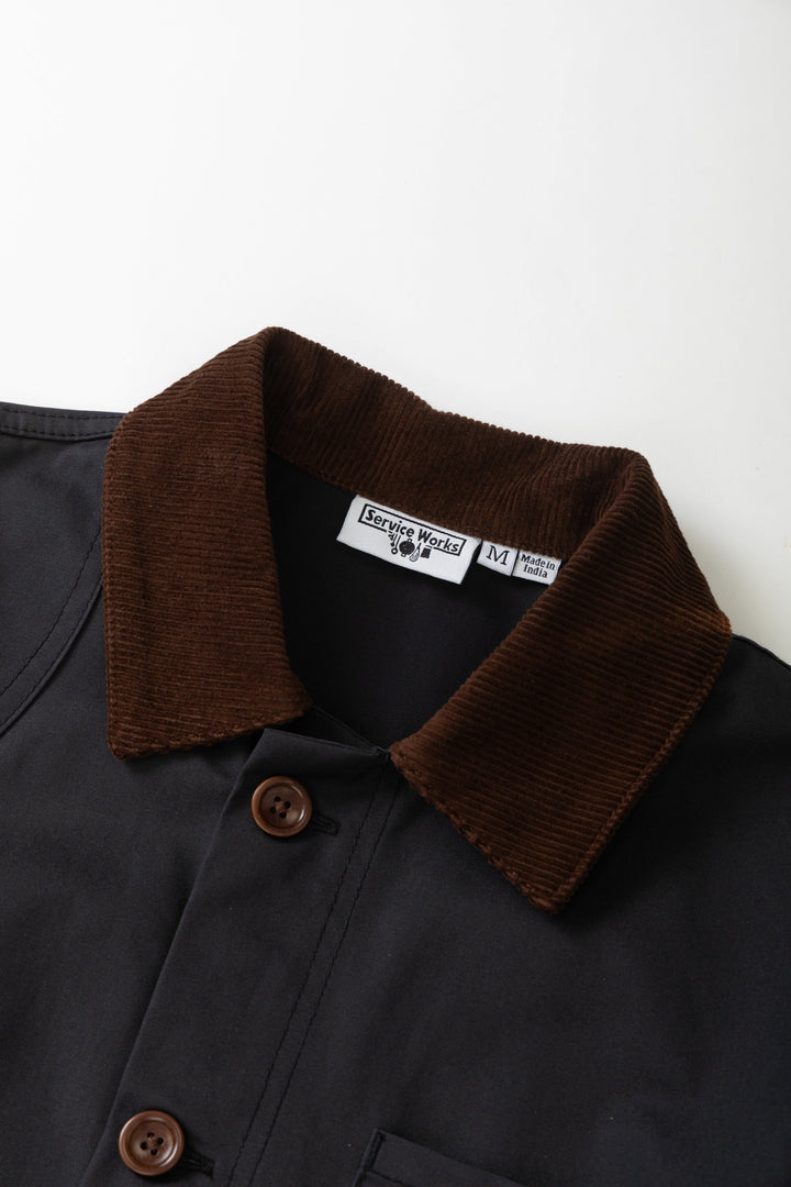 Service Works -  Waxed Barn Coat - Black