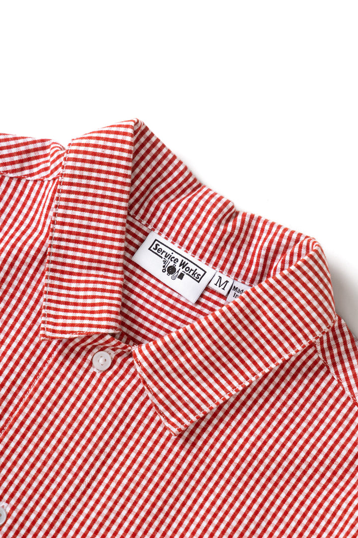 Service Works -  Gingham Waiter Shirt - Red