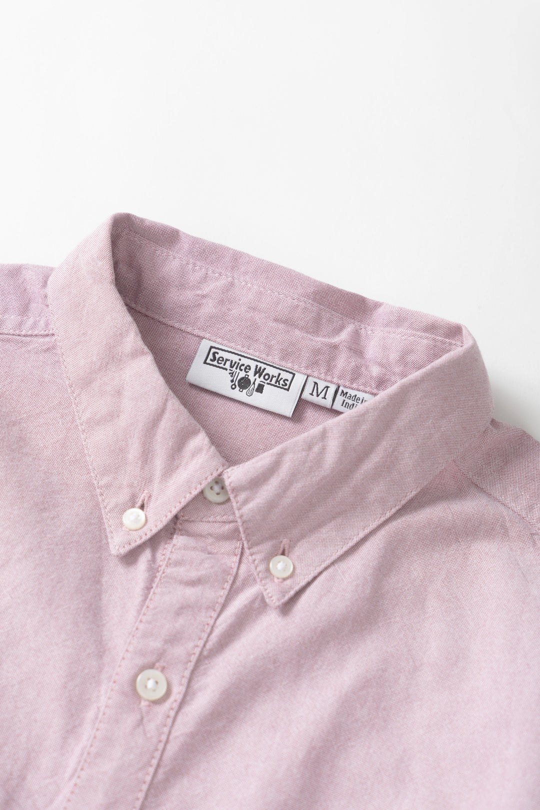 Service Works -  Artichoke Oxford Shirt - Red