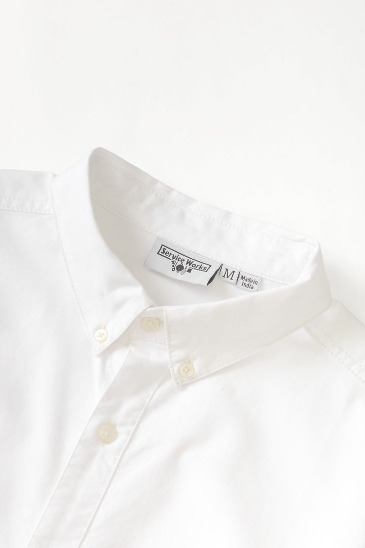 Service Works -  Artichoke Oxford Shirt - White