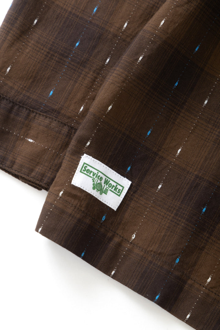 Service Works -  Drag Stitch Resort Shirt - Brown