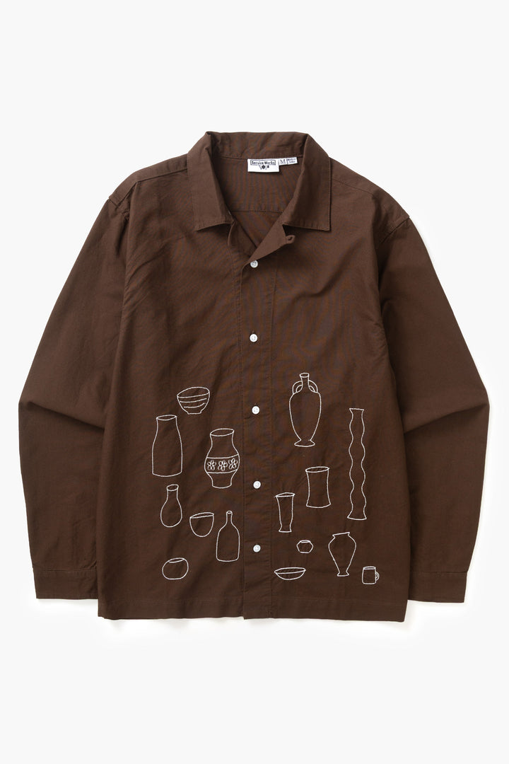 Service Works -  Ceramic Resort Shirt - Brown