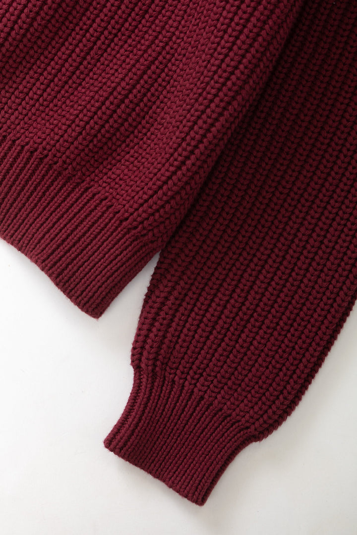 Service Works -  Artichoke Chunky Knit - Burgundy