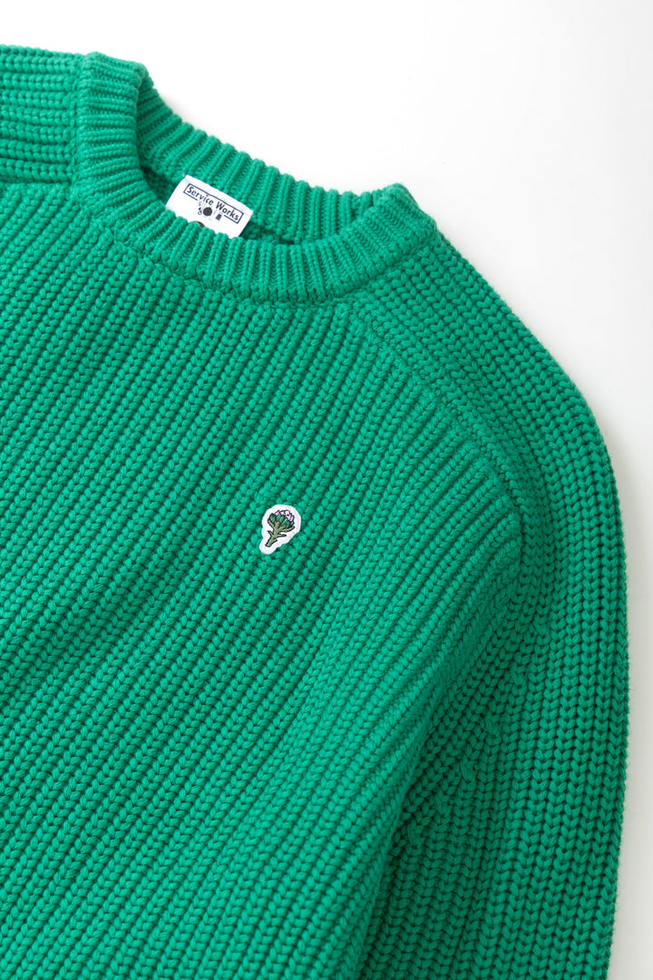 Service Works -  Artichoke Chunky Knit - Derry Green