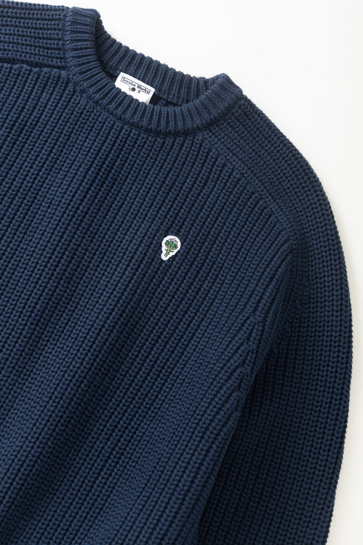 Service Works -  Artichoke Chunky Knit - Navy
