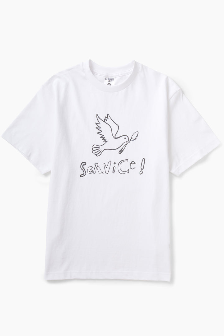 Service Works -  Dove Tee - White