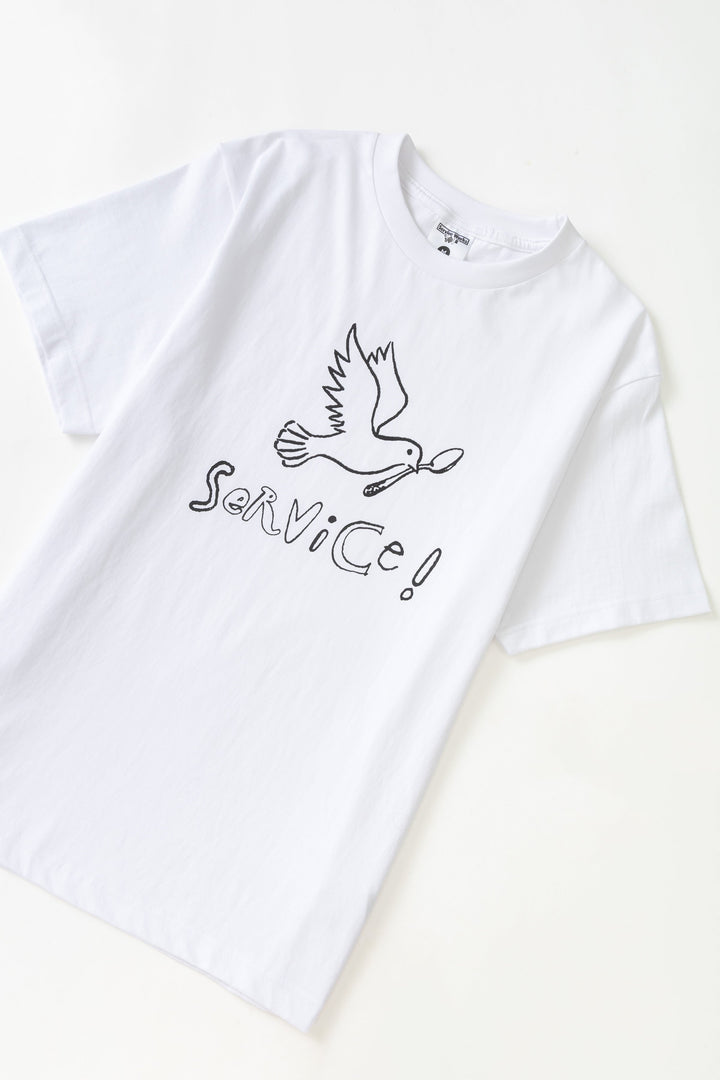 Service Works -  Dove Tee - White