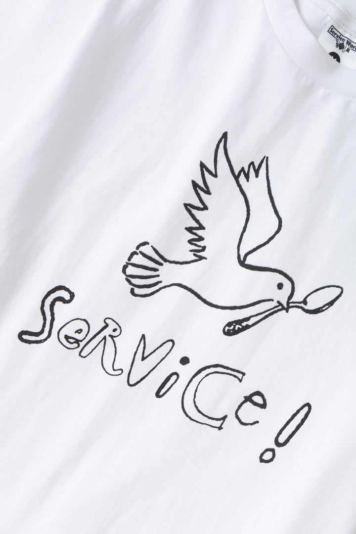 Service Works -  Dove Tee - White