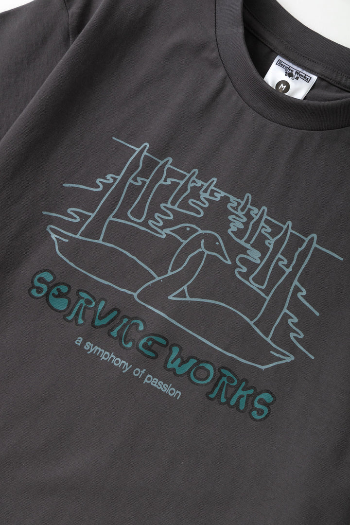 Service Works -  Symphony Tee - Charcoal