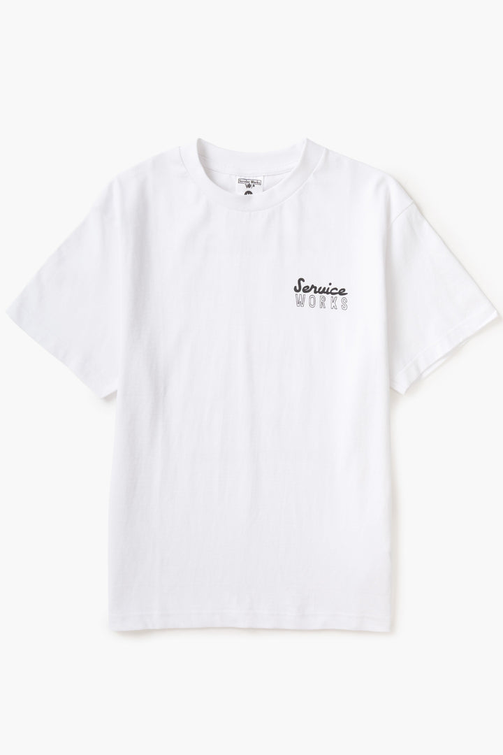 Service Works -  Eating Adventures Tee - White