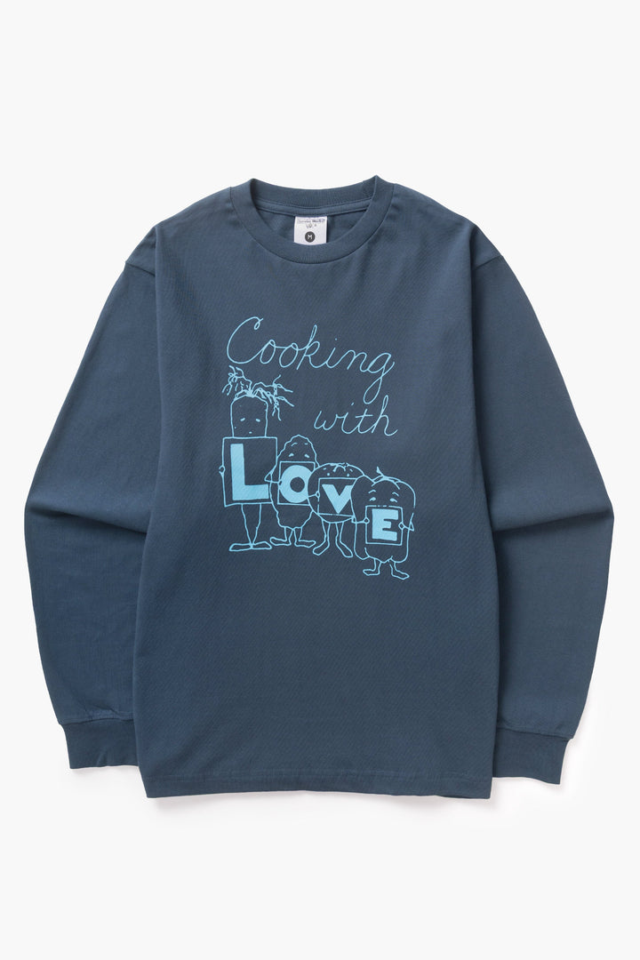 Service Works -  L O V E Long Sleeve Tee - Midnight