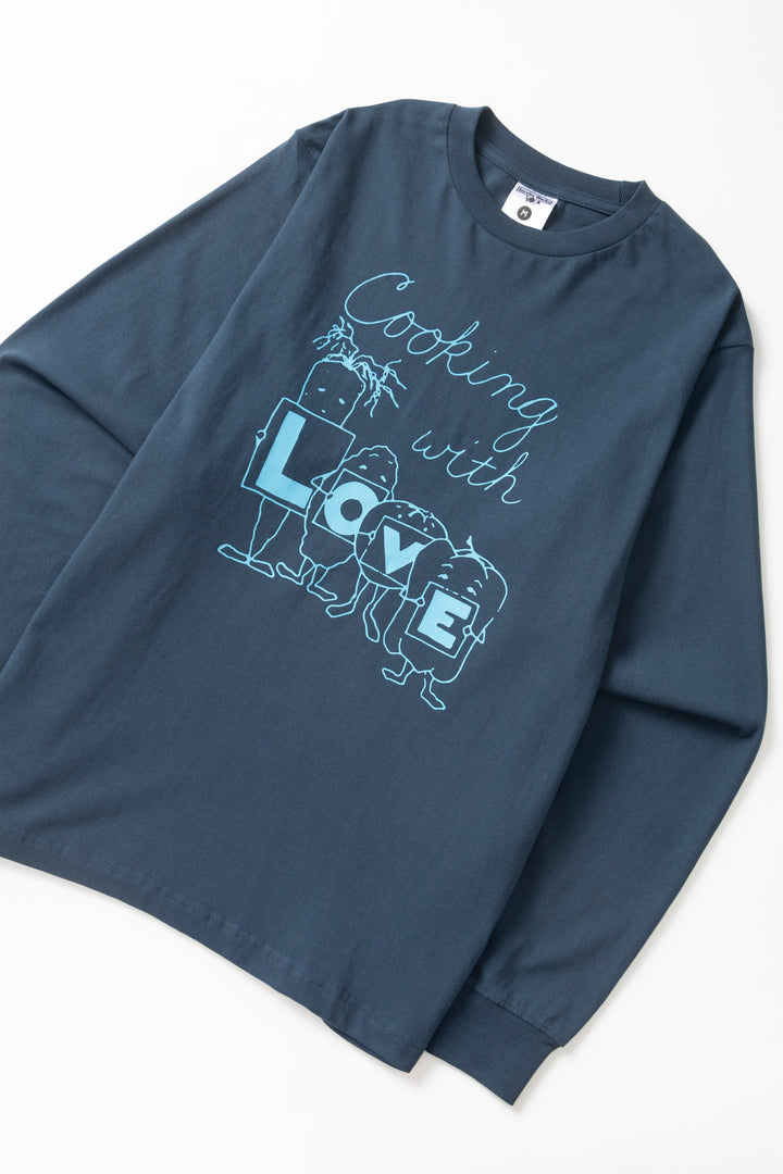 Service Works -  L O V E Long Sleeve Tee - Midnight