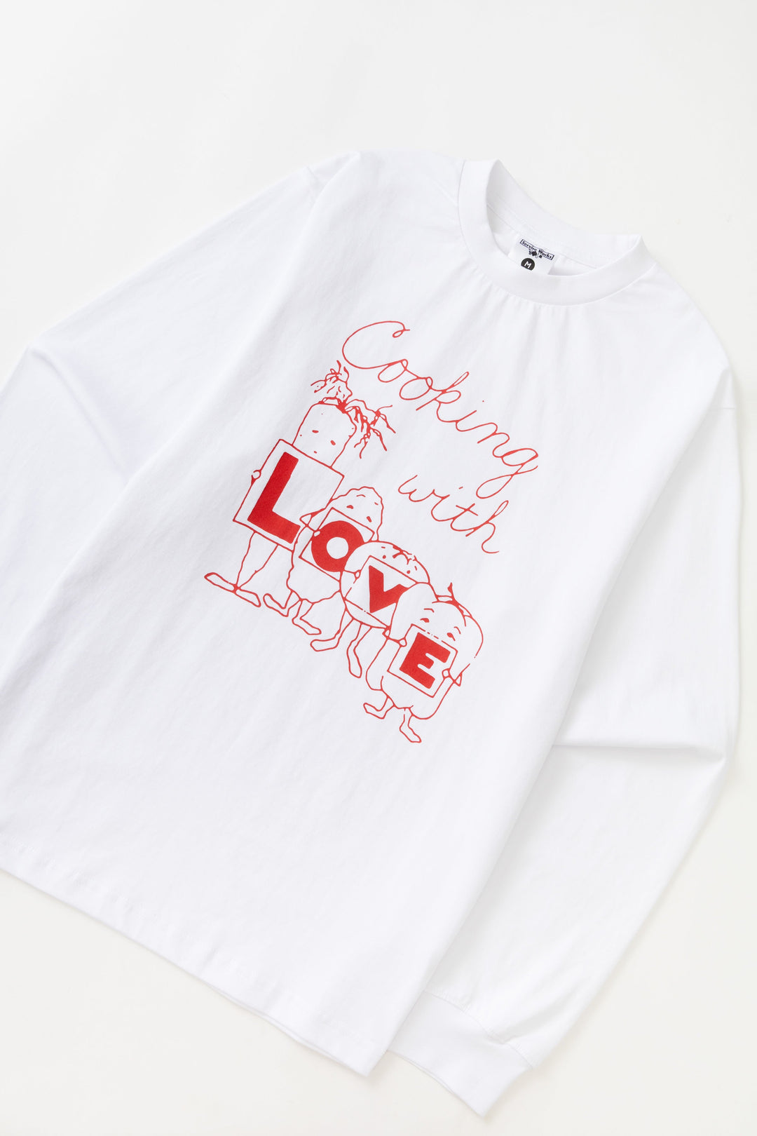 Service Works -  L O V E Long Sleeve Tee - White