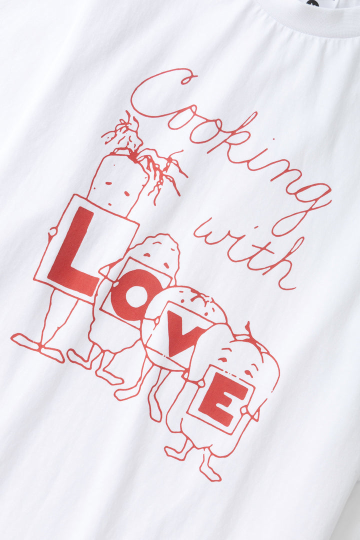 Service Works -  L O V E Long Sleeve Tee - White
