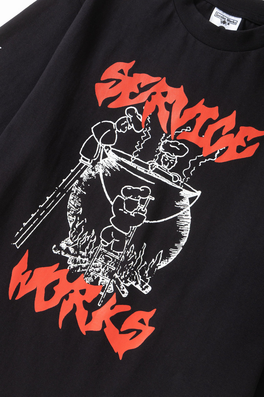Service Works -  Boiling Point Long Sleeve Tee - Black
