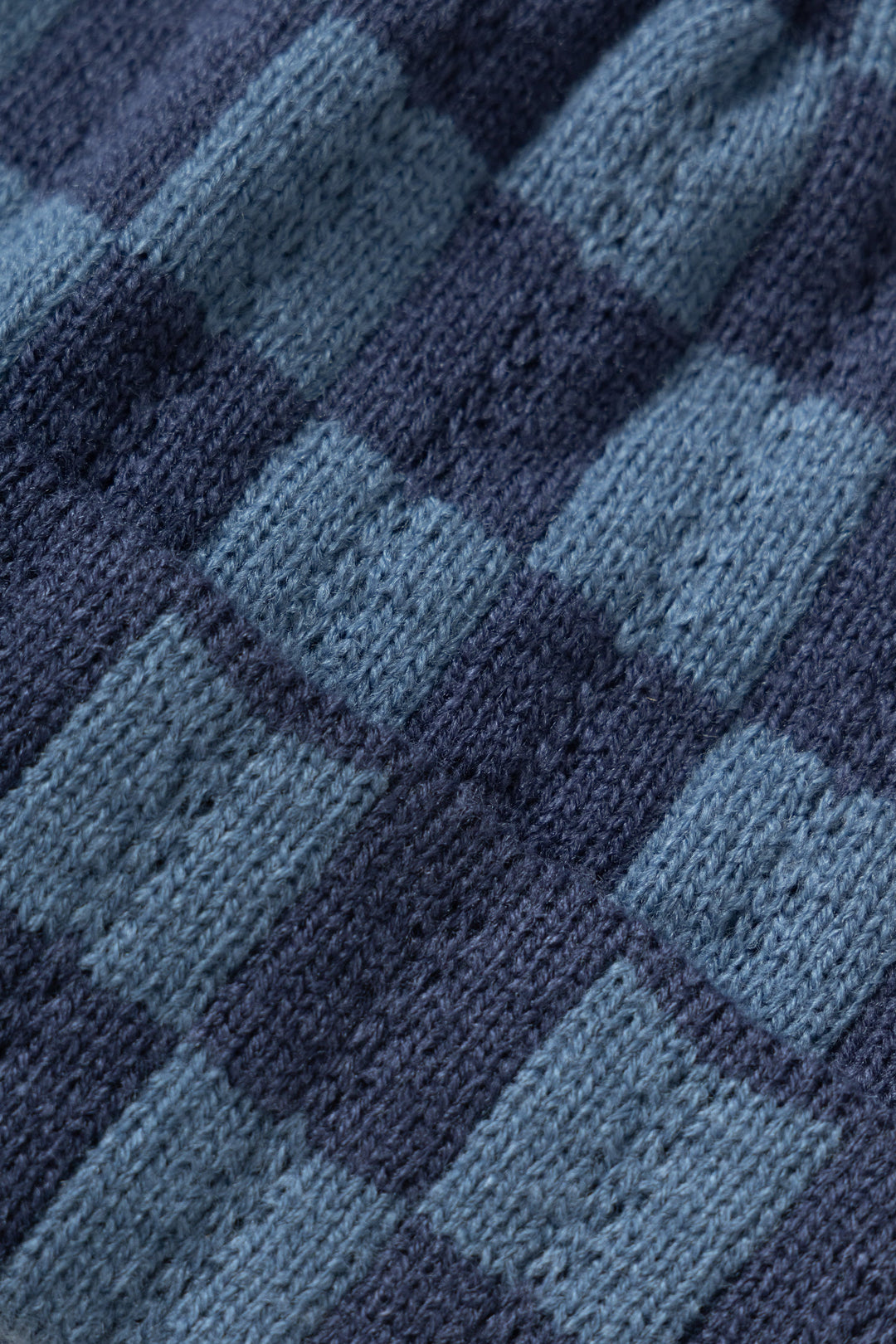 Service Works -  Chunky Check Beanie - Navy