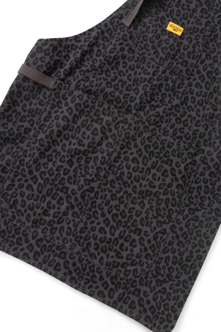 Service Works -  Patterned Apron - Black Leopard