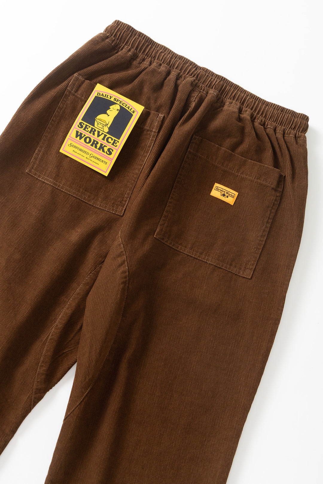 Service Works - Fine Cord Chef Pants - Bark