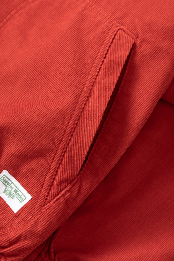 Service Works - Fine Cord Work Jacket - Red
