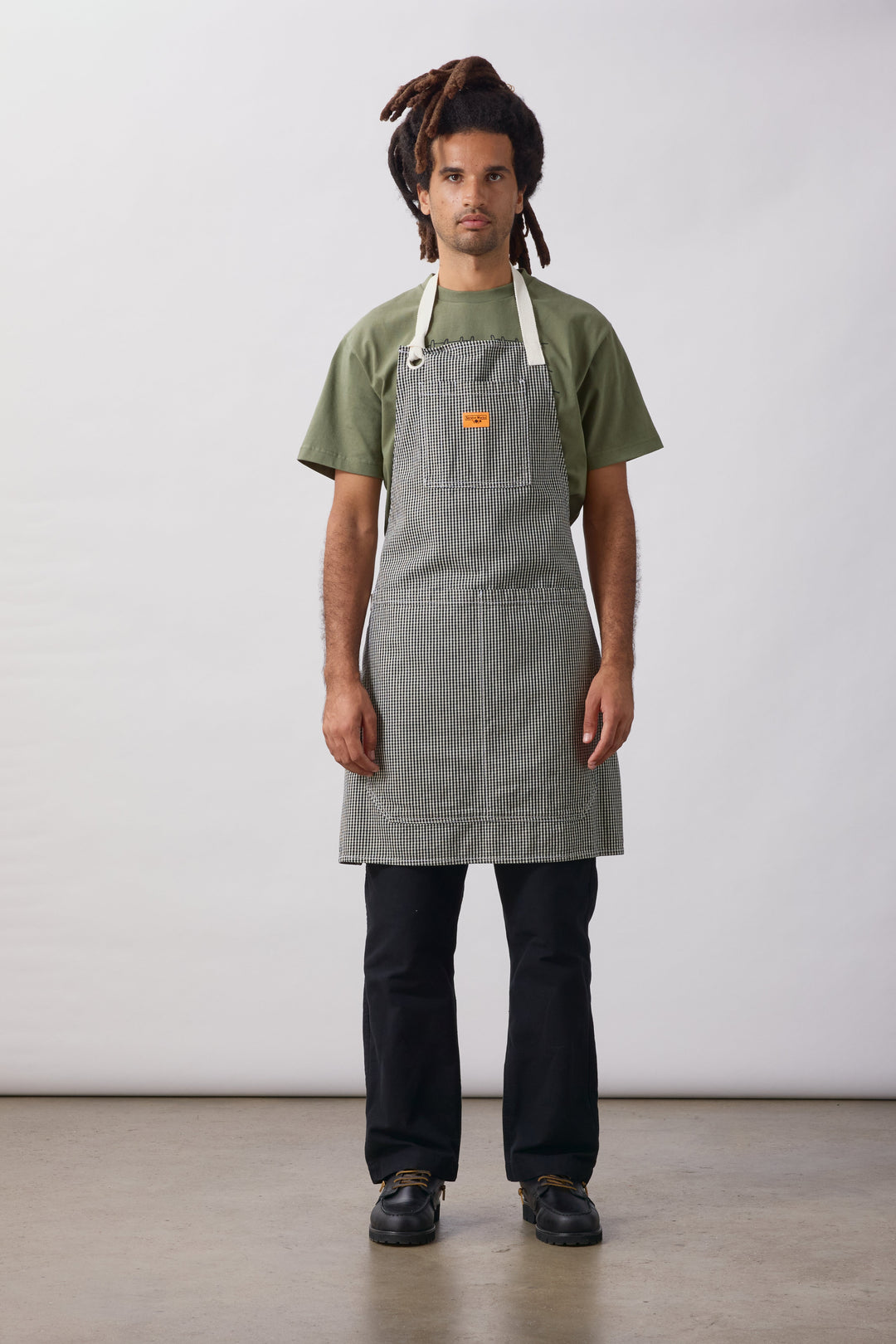 Service Works -  House Gingham Apron - Black