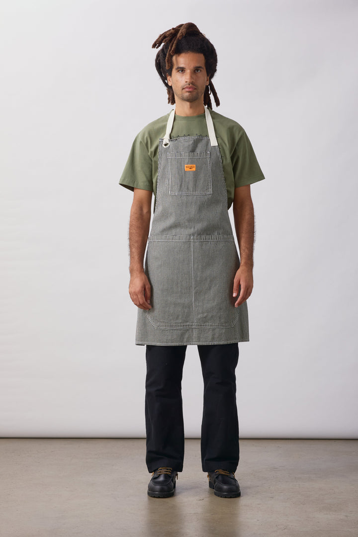 Service Works -  House Gingham Apron - Black