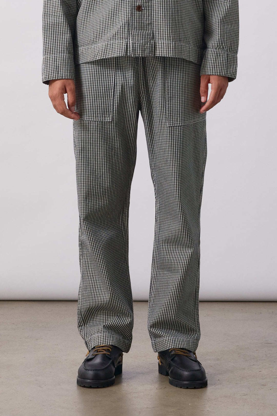 Service Works -  House Gingham Chef Pants - Black