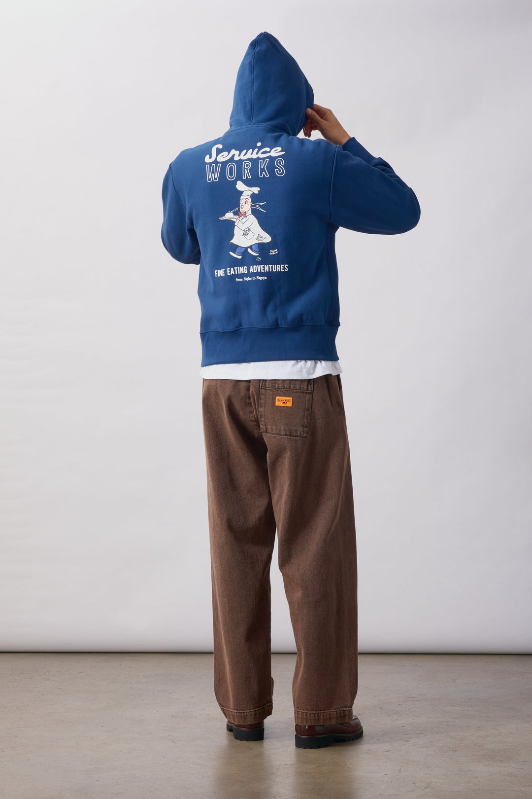 Service Works -  Eating Adventures Hoodie - Navy