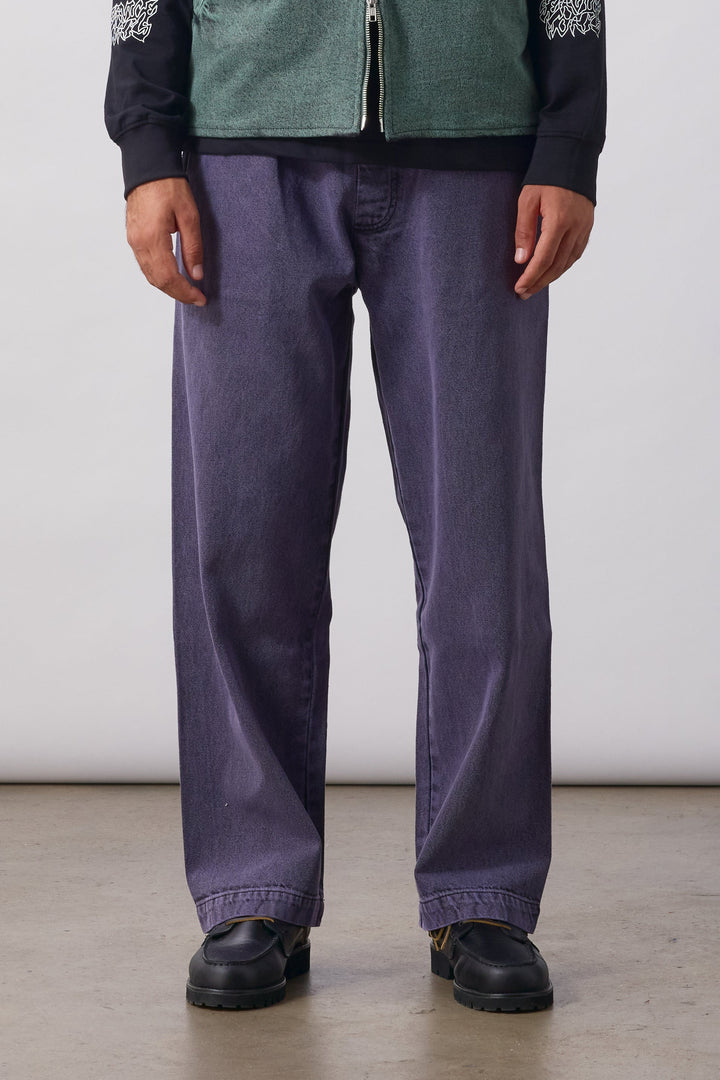 Service Works -  Over-Dyed Easy Chef Pants - Mauve
