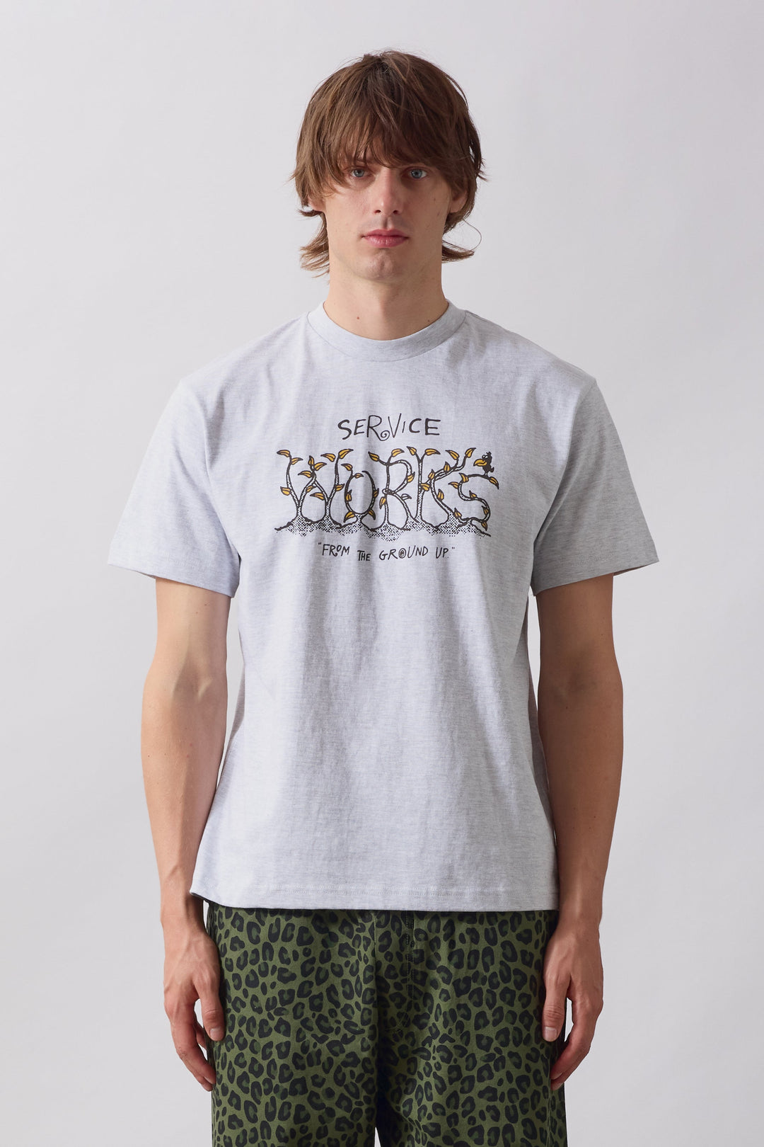 Service Works -  Ground Up Tee - Ash