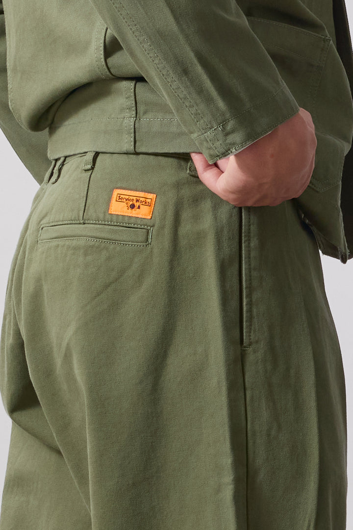 Service Works - Twill Part Timer Pant - Olive