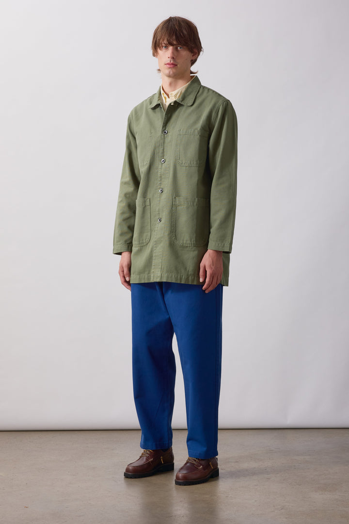 Service Works -  Canvas Long Shop Coat - Olive
