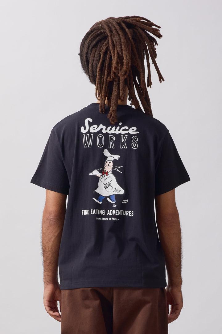 Service Works -  Eating Adventures Tee - Black
