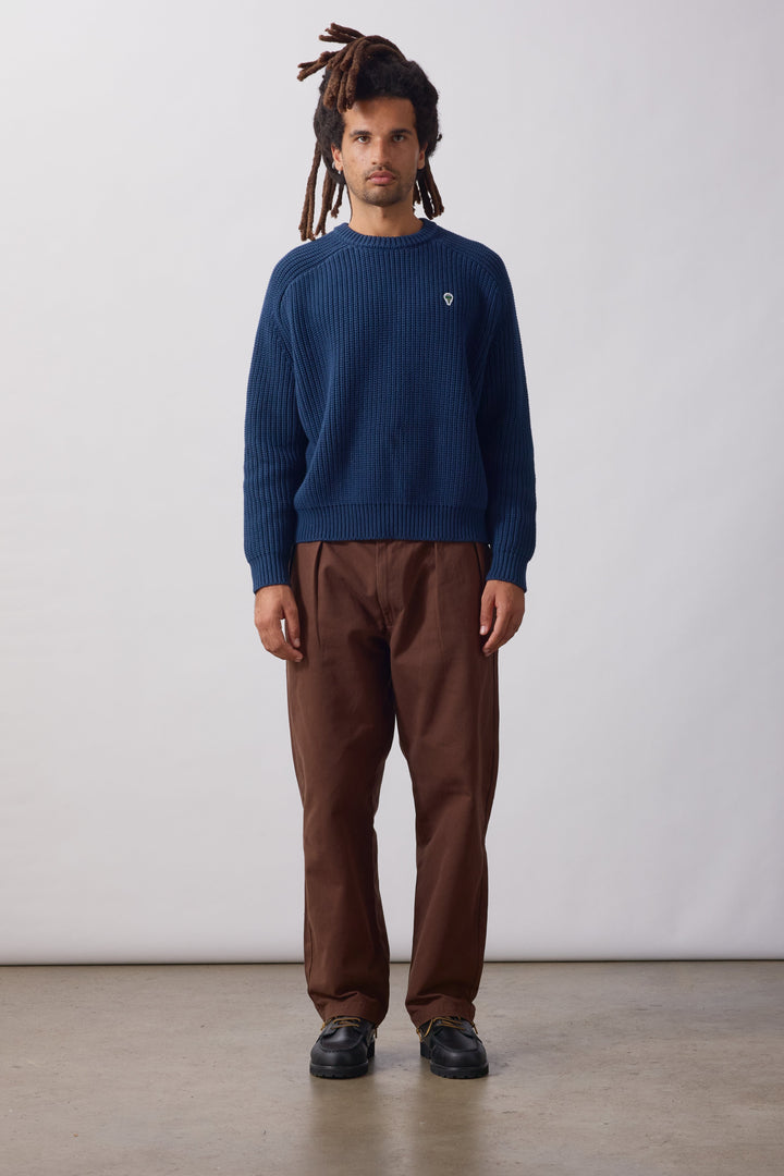 Service Works -  Artichoke Chunky Knit - Navy