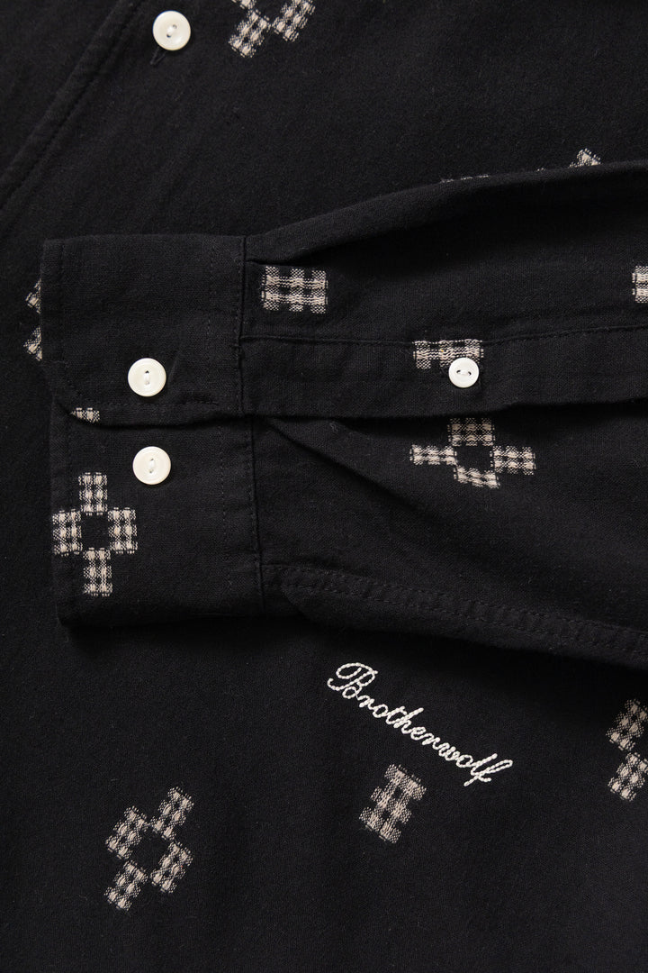 Brotherwolf - Kelp Long Sleeve Shirt - Black