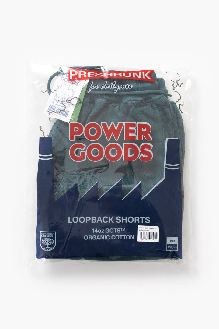 Power Goods - Loopback Sweat Shorts - Harbour