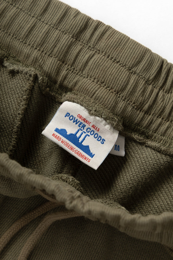 Power Goods - Loopback Sweat Shorts - Olive
