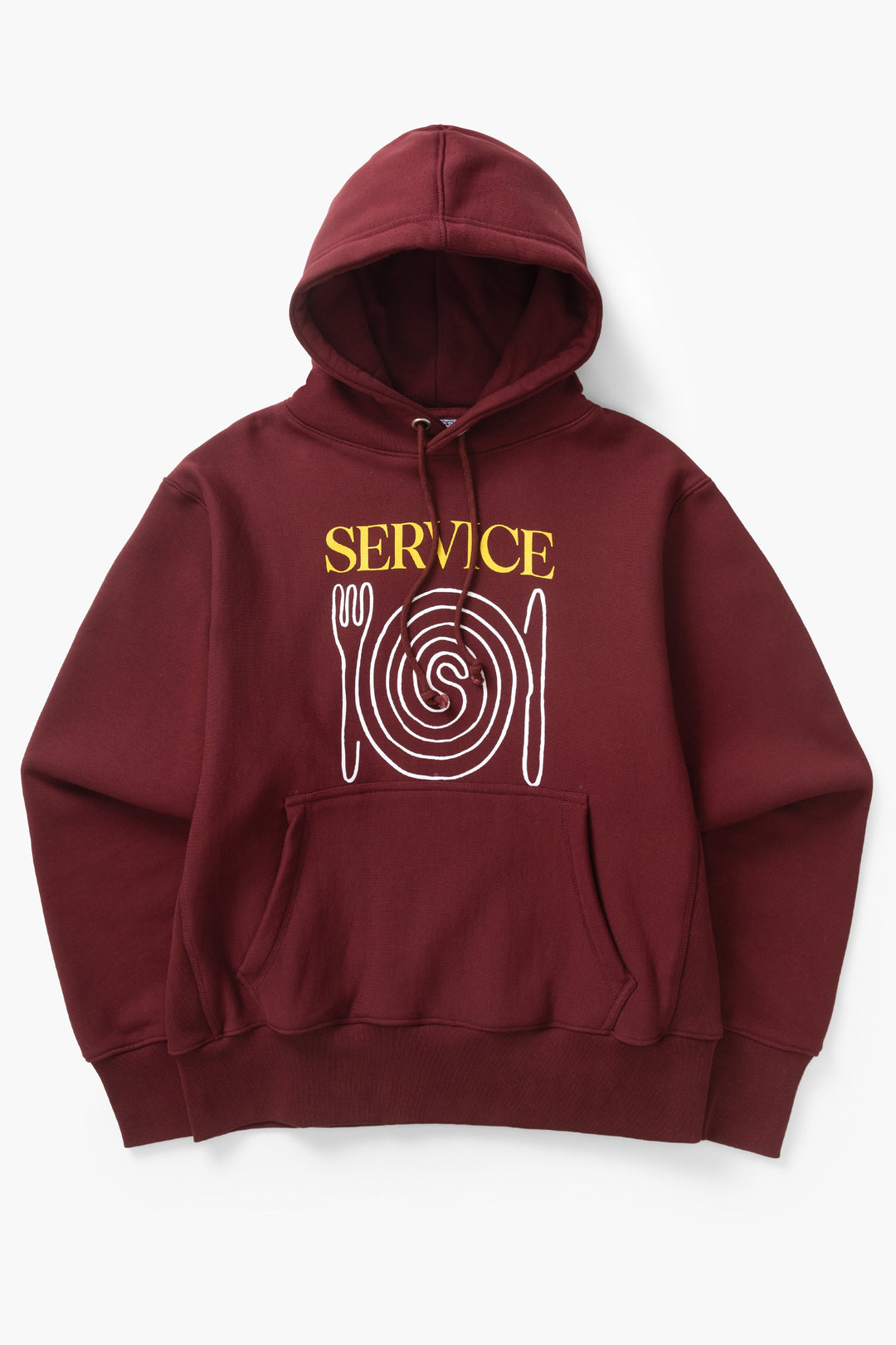 Service Works -  Spiral Hoodie - Burgundy