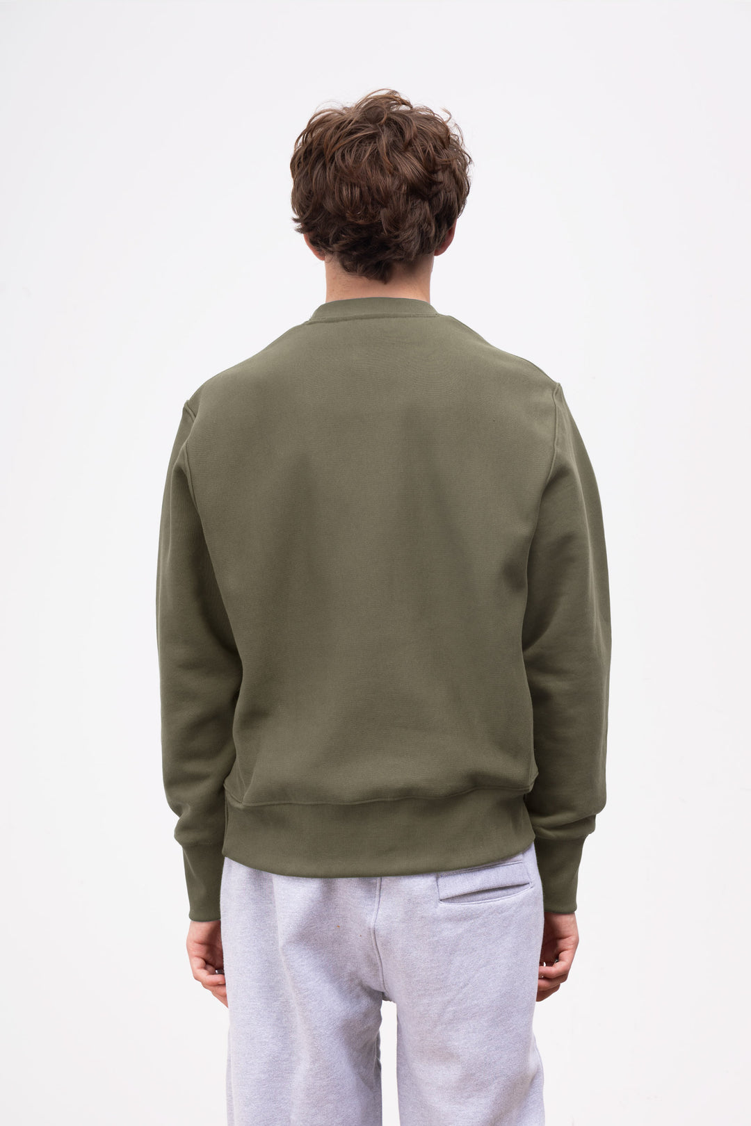 Power Goods - Super Weight Crewneck - Dark Olive